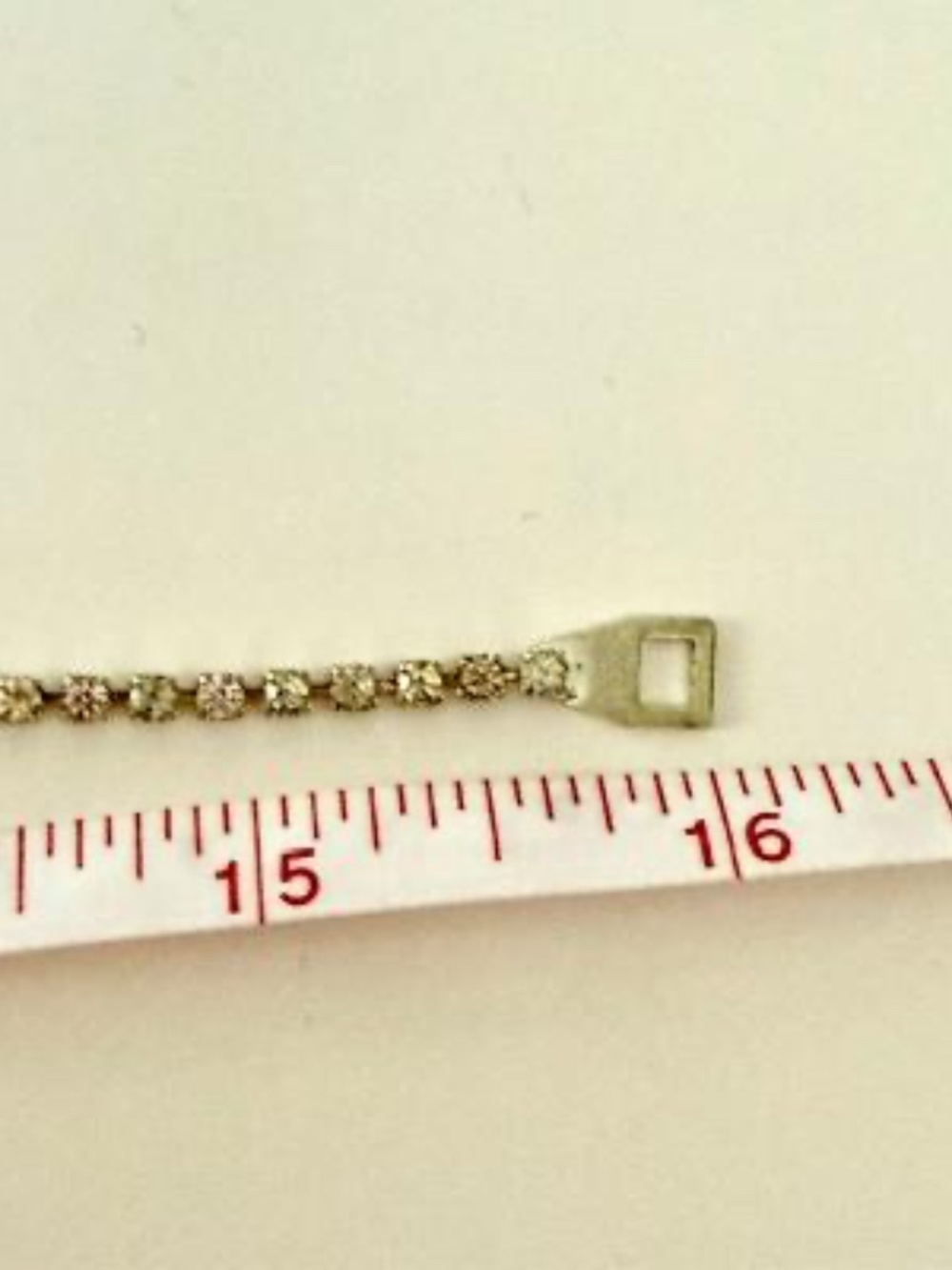 Vintage Rhinestone Necklace - Picture 6 of 7